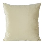 Kpl. Poduszka z wkł. Beż welwet 45 cm