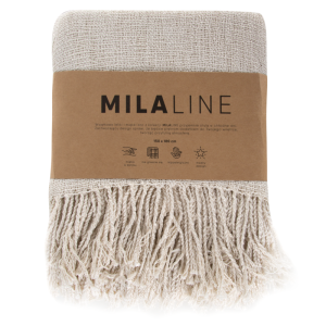 Koc EuroFirany  JUDY kremowy 150x180 cm