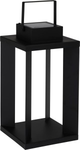 Metalowa latarnia solar 42 cm