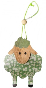 Zawieszka wielkanocna baranek 