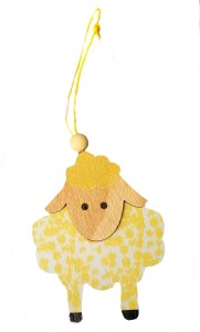 Zawieszka wielkanocna baranek 