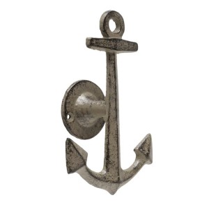 Wieszak metalowy kotwica morska 10 cm