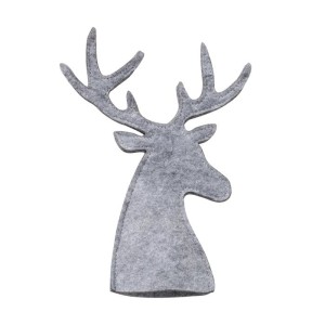 Świąteczne etui renifer na jajko 21 cm