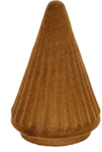 Szklana Figurka Świąteczna Choinka Flokowana 12 cm