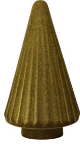 Szklana Figurka Świąteczna Choinka Flokowana 20 cm