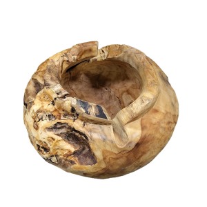 Duża osłonka z drzewa teak 60 cm