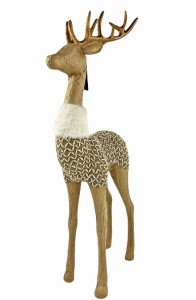 Figurka świąteczny renifer 58 cm