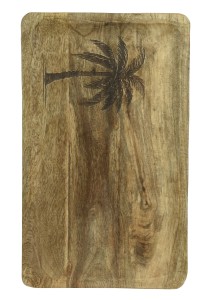 Patera z rantem – Drewno mango