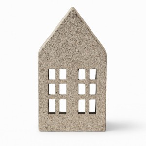 Figurka dekoracyjna – metalowy domek