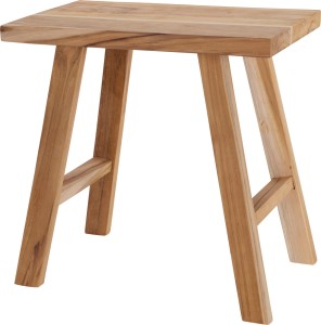 Stołek z drewna teak 40 cm