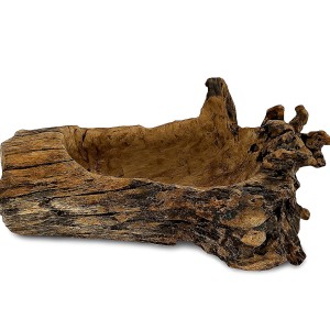 Drewniane naczynie florystyczne - osłonka 39 cm