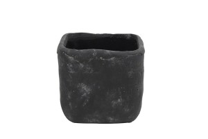 Osłonka ANTON  betonowa - czarna 10 cm