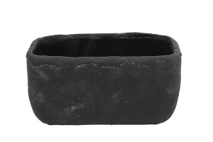  Osłonka ANTON betonowa - czarna 17 cm