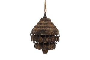  Dekoracyjna zawieszka metalowa – efekt postarzenia 33 cm