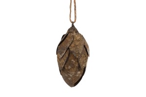  Ozdobna zawieszka metalowa karczoch 23 cm