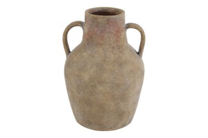 Wazon ceramiczny brązowy – efekt postarzenia 28,5 cm