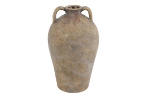 Wazon ceramiczny brązowy – efekt postarzenia 29 cm