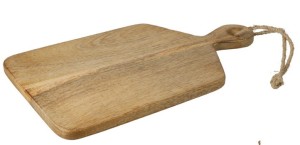 Deska dekoracyjna i do serwowania z drewna mango 35 cm