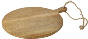 Deska dekoracyjna i do serwowania z drewna mango 35 cm
