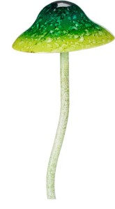 Dekoracja ogrodowa – metalowy grzyb z ruchomym kapeluszem 36 cm