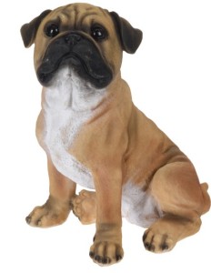 Dekoracja ogrodowa pies siedzący 27 cm