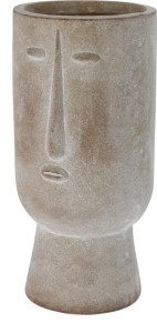 Osłonka na kwiaty twarz beżowa 45,5 cm