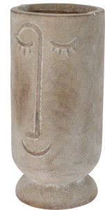 Osłonka na kwiaty twarz beżowa 45,5 cm