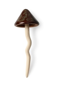 Ceramiczny grzybek dekoracyjny z ruchomym kapeluszem 23,5 cm