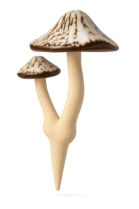 Ceramiczny grzybek dekoracyjny z ruchomym kapeluszem 29 cm