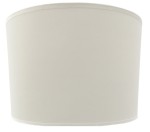 Abażur cylinder śmietankowo - złoty 25 cm