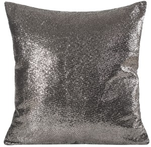 Kpl. poduszka z wkładem srebrno - stalowy 45 cm