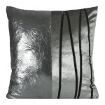 Kpl. poduszka z wkładem stalowo - czarna