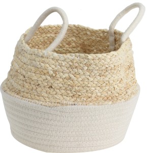 Kosz pleciony donica doniczka SKANDYNAWSKI