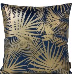 Kpl. Poduszka z wkł. granatowo - złota 45 cm